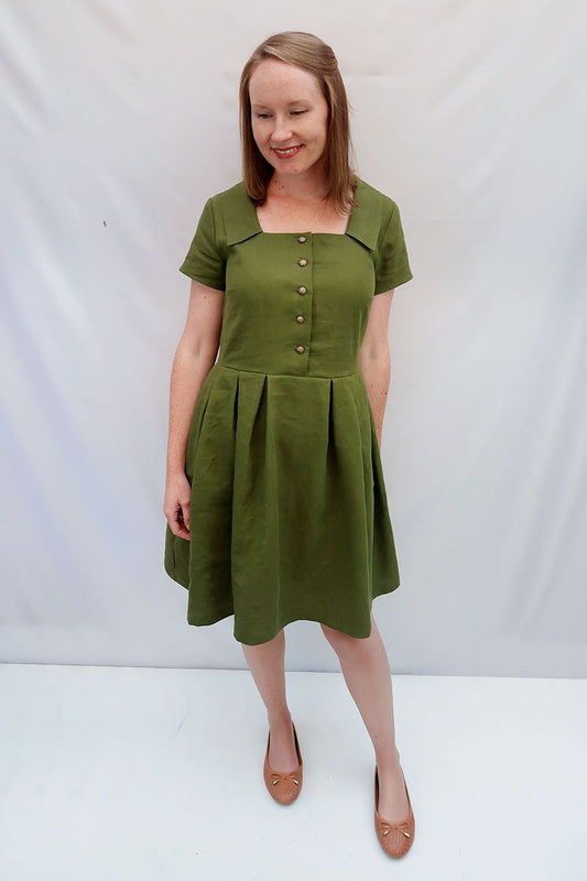 Jennifer Lauren Handmade Asteria Dress (SIZES 6-24 / A-D CUPS) - Printed copy shop (+£7.00)