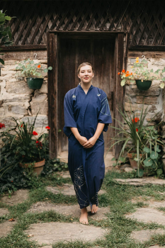 Folkwear 113 Unisex Japanese Kimono - Printed copy shop (+£7.00)