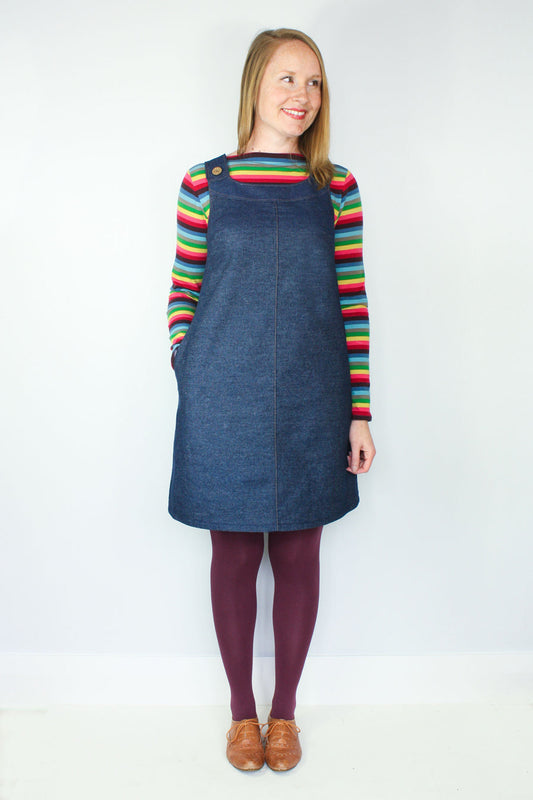 Jennifer Lauren Handmade Ivy Pinafore Dress - Printed copy shop SIZES 16-34 / C CUP (+£7.00)