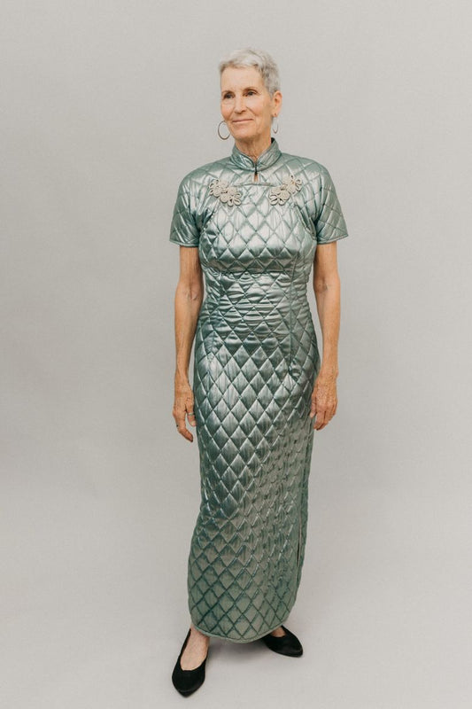 Folkwear 122 Hong Kong Cheongsam Dress - Printed copy shop (+£7.00)