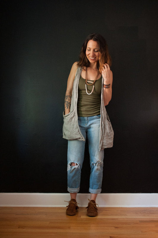Sew Liberated Forager Vest - Printed copy shop (+£5.00)