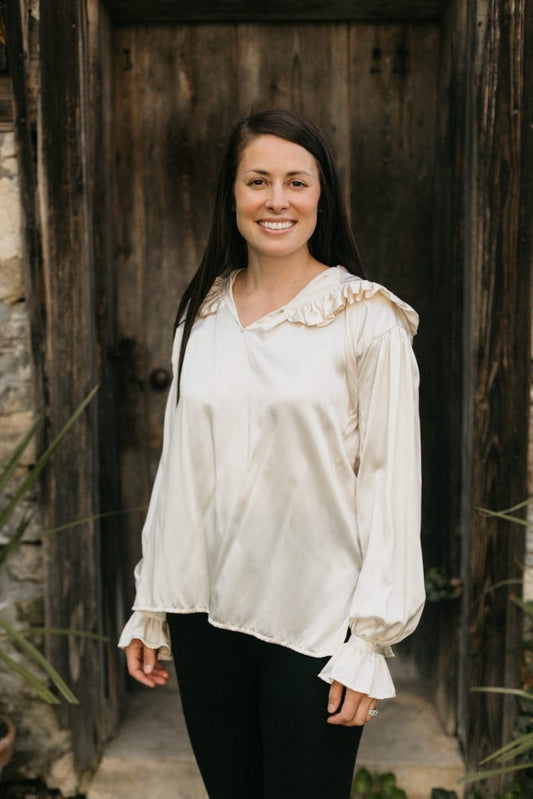 Folkwear 217 Unisex Poet's Shirt - Printed copy shop (+£7.00)