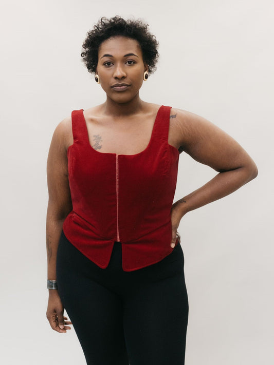 Folkwear 267 M'Lady's Corset - Printed copy shop (+£7.00)