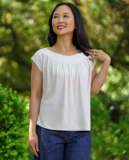 Itch to Stitch Algarve Top - Printed copy shop SIZES 00-20 / REGULAR BUST (+£5.00)