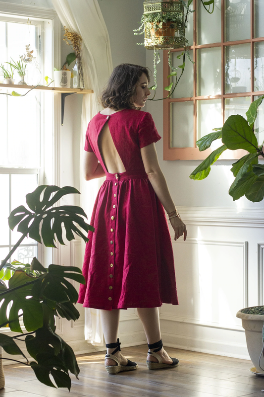 Untitled Thoughts Amélie Dress - Printed copy shop SIZES I1 - P1 (+£7.00)