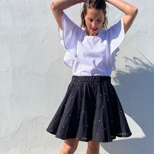 You Made My Day April Skirt - Printed copy shop (+£7.00)