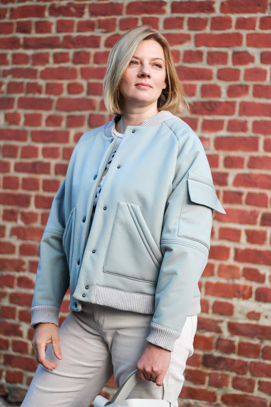 Lenaline Patterns Arthur Bomber Jacket