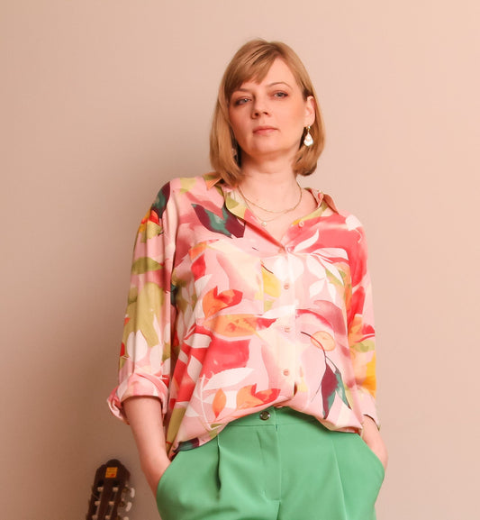Lenaline Patterns Artur Shirt (Sizes 34-44 / Height 154-160 cm) - Printed copy shop (+£7.00)