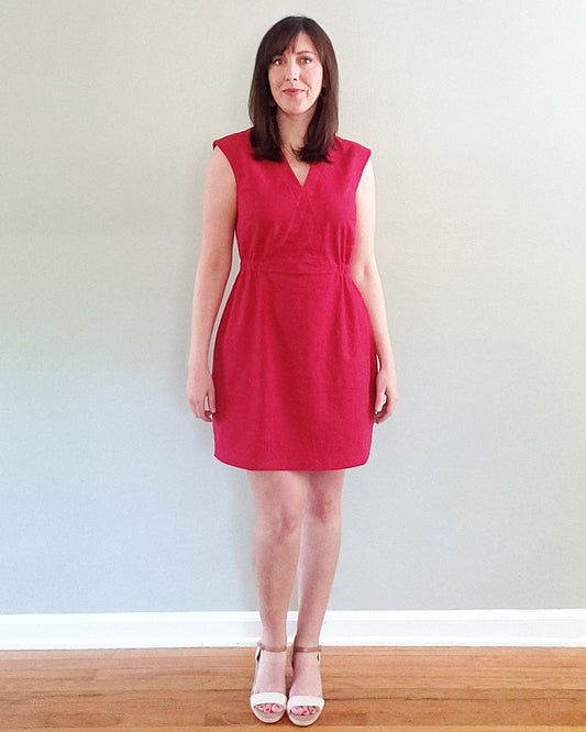 Pattern Scout Ava Dress - Printed copy shop C CUP (+£7.00)