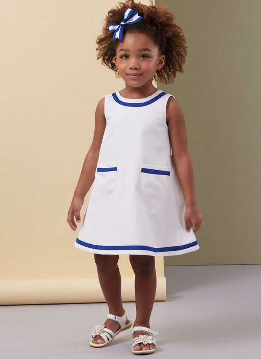 Butterick Baby/Child Dress & Panties B7003