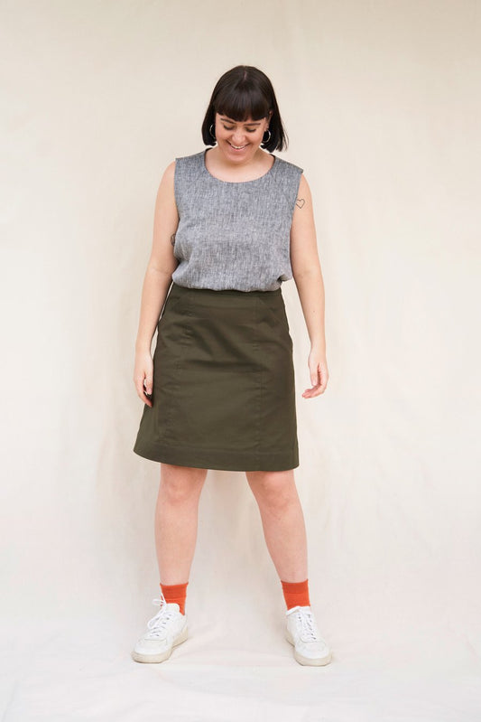In the Folds Barkly Skirt - Printed copy shop SIZES A - J (+£7.00)