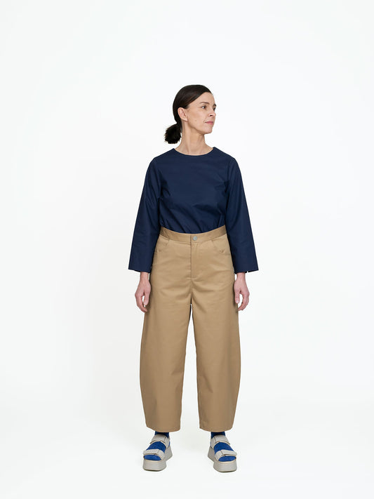 The Assembly Line Barrel-Leg Trousers
