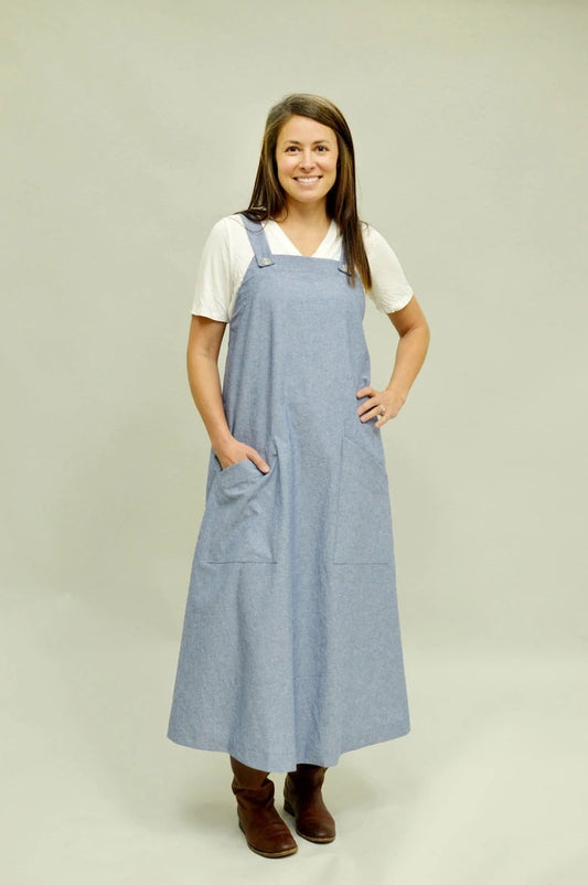 Folkwear Basics Pinafore Dress - Printed copy shop (+£7.00)