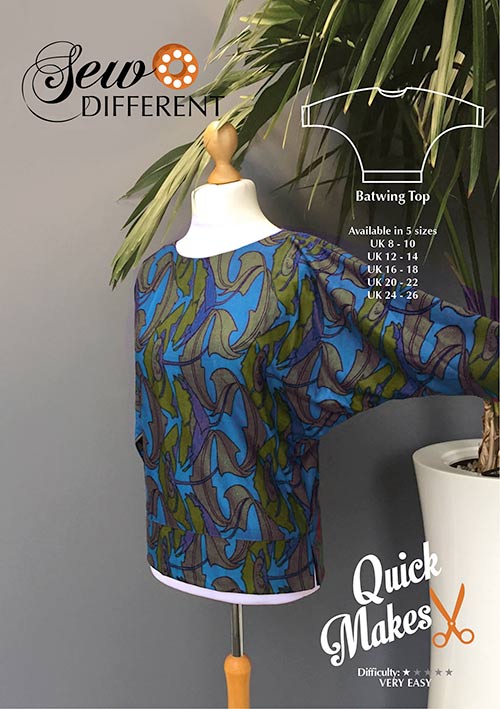 Sew Different Batwing Top