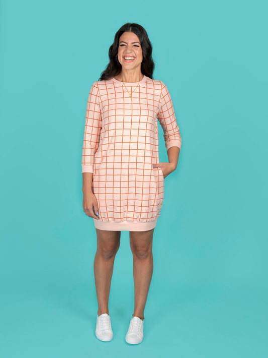 Tilly and the Buttons Billie Sweatshirt and Dress - Printed copy shop (+£7.00)