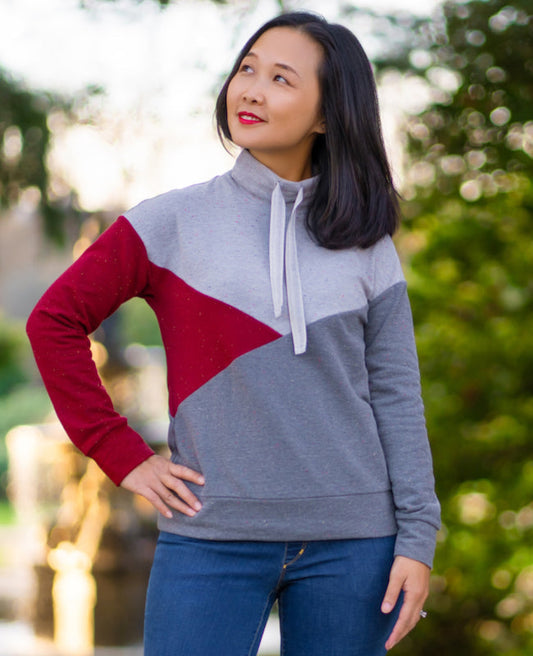 Itch to Stitch Boalsburg Pullover - Printed copy shop SIZES 00 - 20 (+£7.00)
