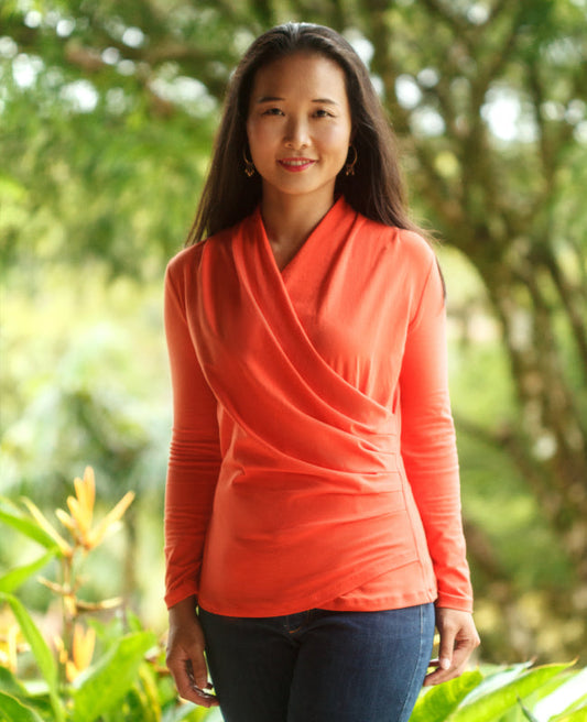 Itch to Stitch Brasov Wrap Top - Printed copy shop (+£7.00)