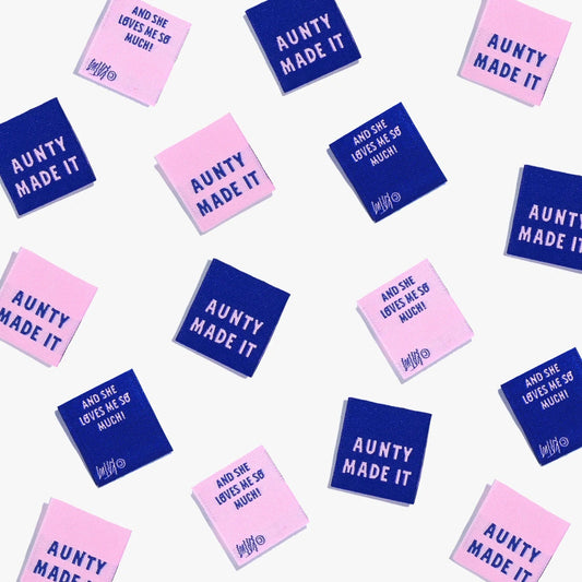 Kylie & The Machine 'Aunty Made It' Labels