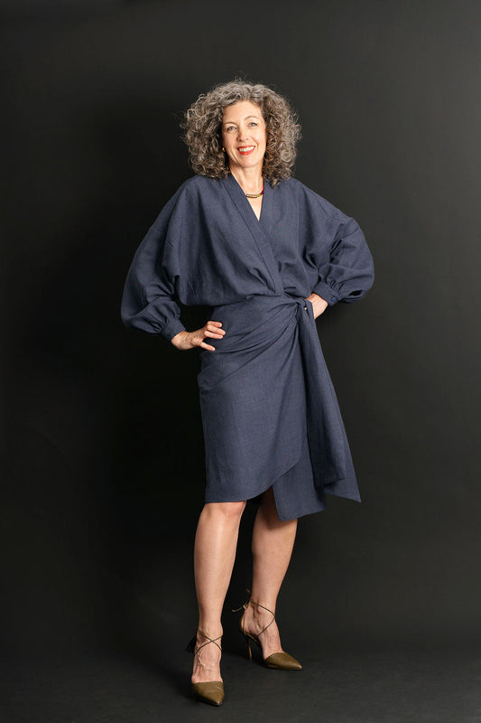 Liesl + Co Copenhagen Wrap Dress