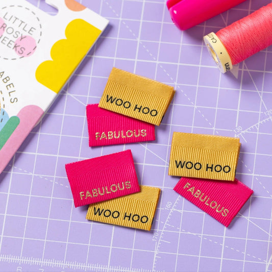 Little Rosy Cheeks 'Fabulous / Woo Hoo' Labels