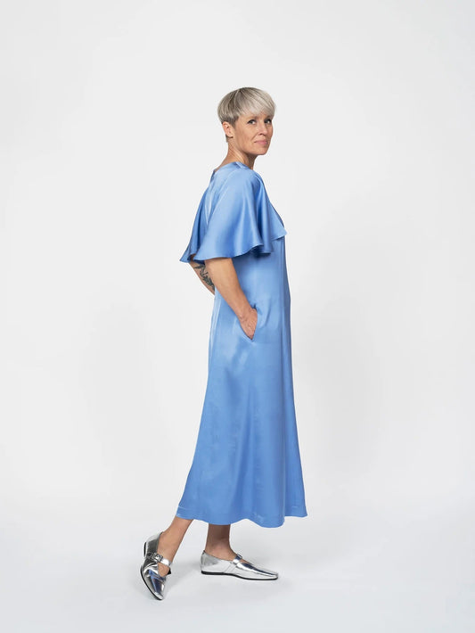 The Assembly Line Flutter Sleeve Dress