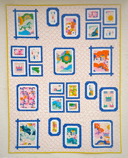 Lou Orth Designs Gallery Wall Quilt PDF