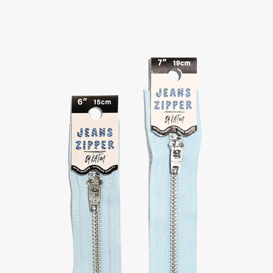 Kylie & The Machine Jeans Zipper - Light Blue
