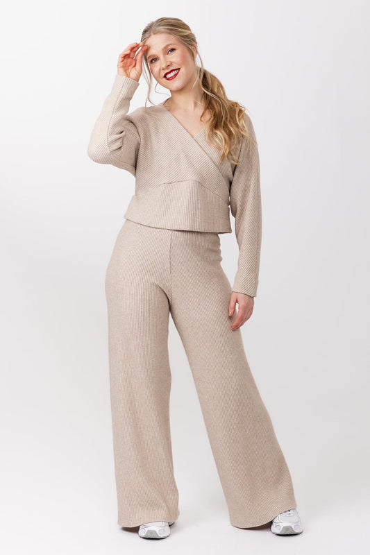 Named Kajo Wrap Sweater and Olo Pants Bundle