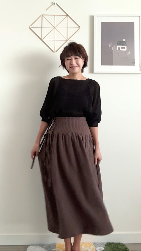 Sewing Therapy La Ciotat Wrap Skirt