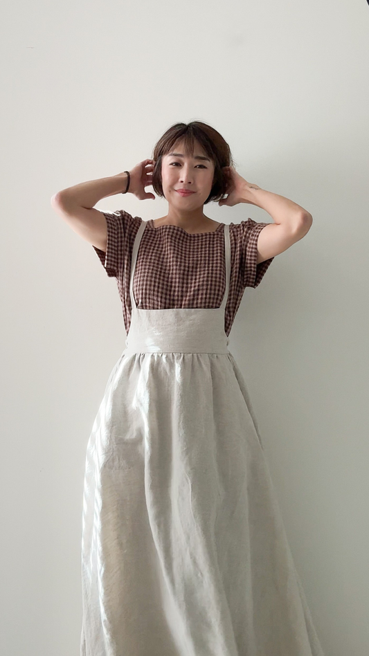 Sewing Therapy Low Bib Pinafore