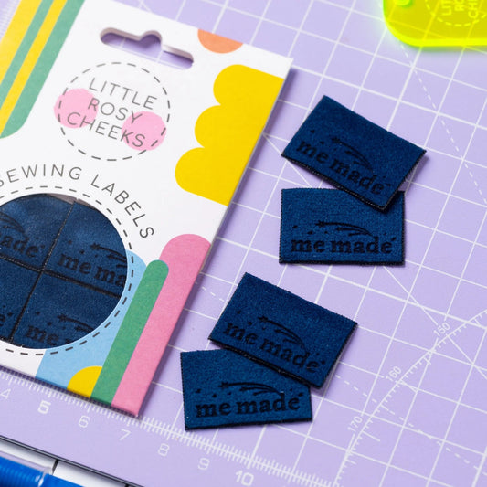 Little Rosy Cheeks 'Me Made Star Blue Velvet' Labels