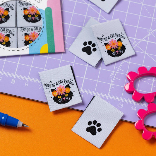 Little Rosy Cheeks 'More of a Cat Person' Labels