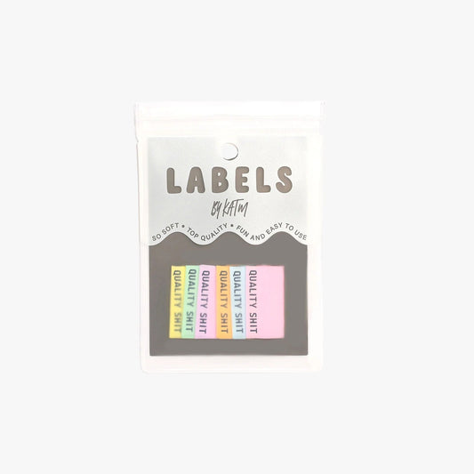 Kylie & The Machine 'Quality Shit (Pastel)' Labels