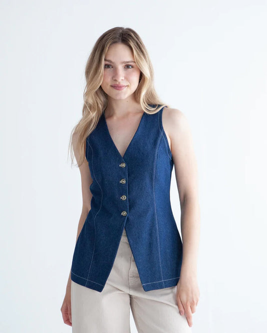 True Bias Quinn Vest and Dress