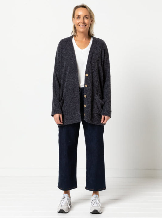 Style Arc Sabel Boyfriend Knit Cardi