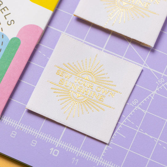 Little Rosy Cheeks 'Sew Your Own Sunshine' Labels
