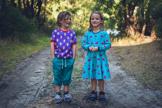 Waves & Wild Baby/Child Emi T-shirt and Dress - Printed copy shop (+£7.00)
