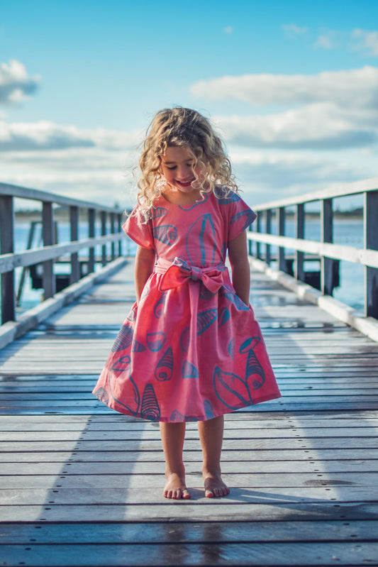 Waves & Wild Children's Kinjarling Dress - Printed copy shop (+£7.00)