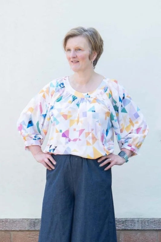 Bobbins and Buttons Claire Top - Printed copy shop (+£7.00)