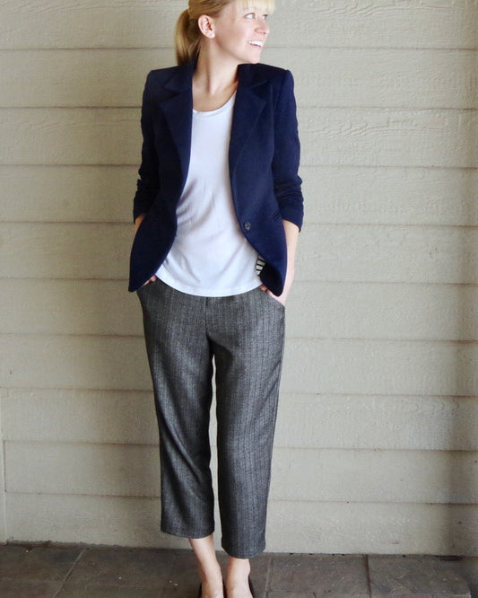 Blue Dot Patterns Coffeehouse Pant - Printed copy shop (+£7.00)