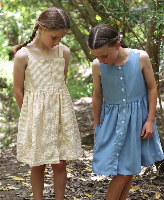 Below the K_whai Baby/Child/Teen Rimu Dress (8 - 14) - Printed copy shop (+£5.00)