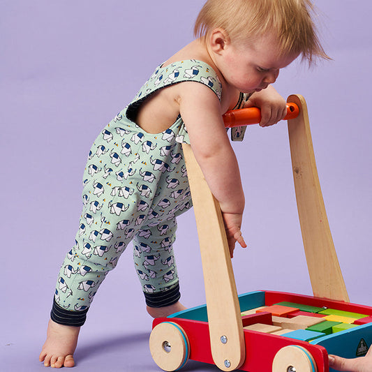 Poppy & Jazz Babies' Dandelion Dungarees - Printed copy shop (+£5.00)