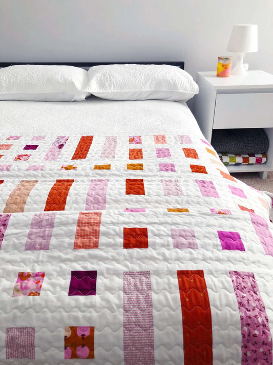 Modern Handcraft Dot and Dash Quilt