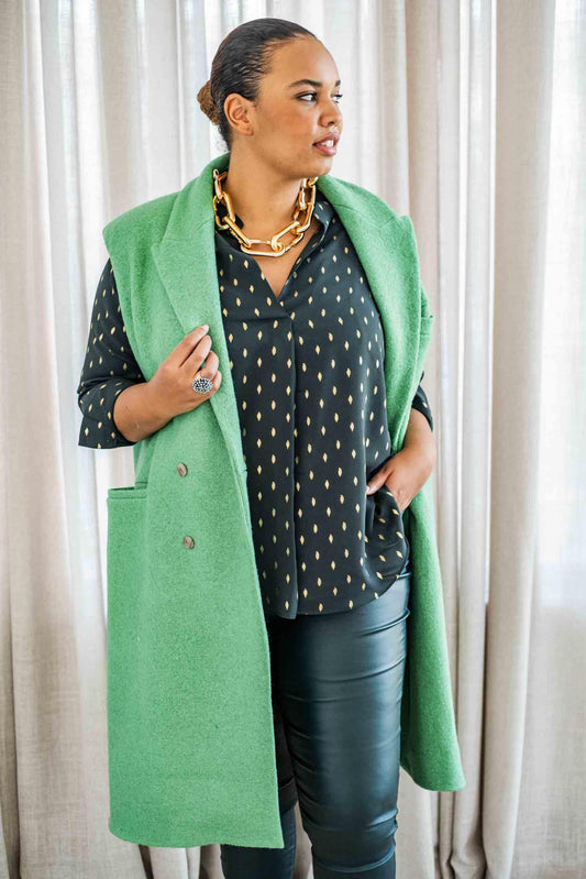 Fibre Mood Elba Waistcoat - Printed copy shop (+£7.00)