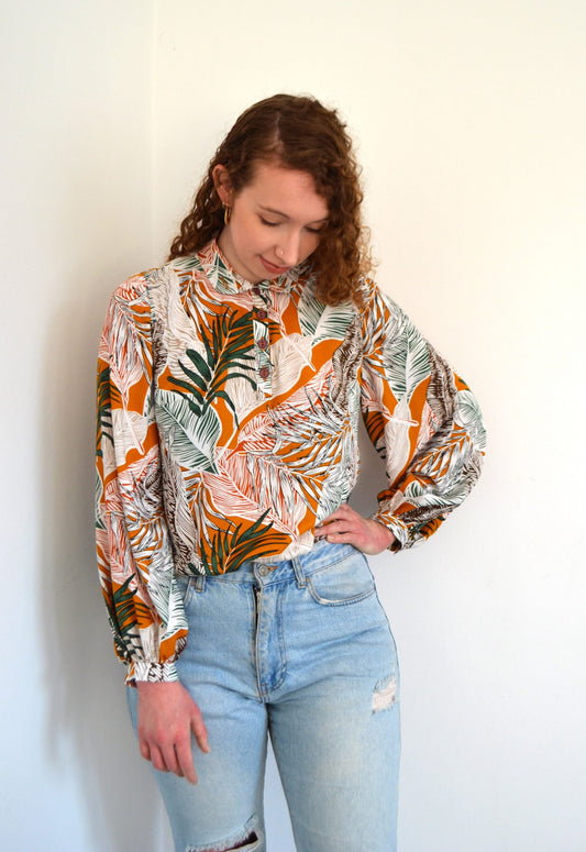 Stitched in Wonderland Everyday Blouse - Printed copy shop D CUP (+£7.00)