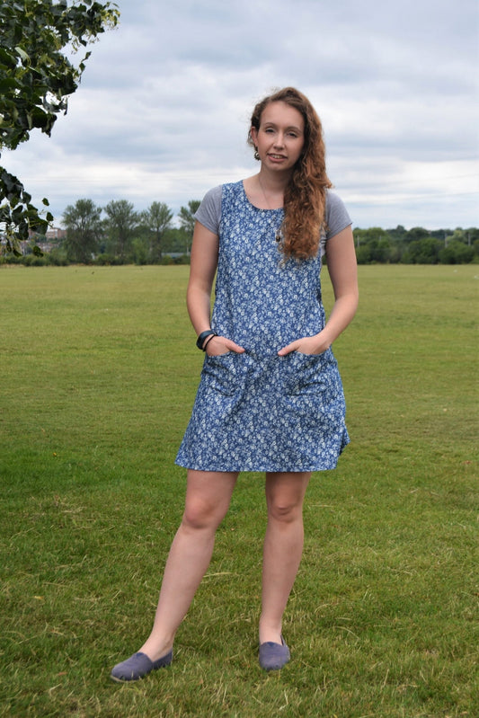 Stitched in Wonderland Everyday Pinafore - Printed copy shop (+£5.00)
