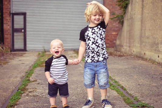 Waves & Wild Baby/Child Explorer Raglan T-shirt - Printed copy shop (+£5.00)