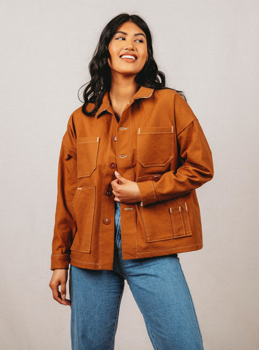 Friday Pattern Company Unisex Ilford Jacket - Printed copy shop SIZES XS - XXL (+£7.00)
