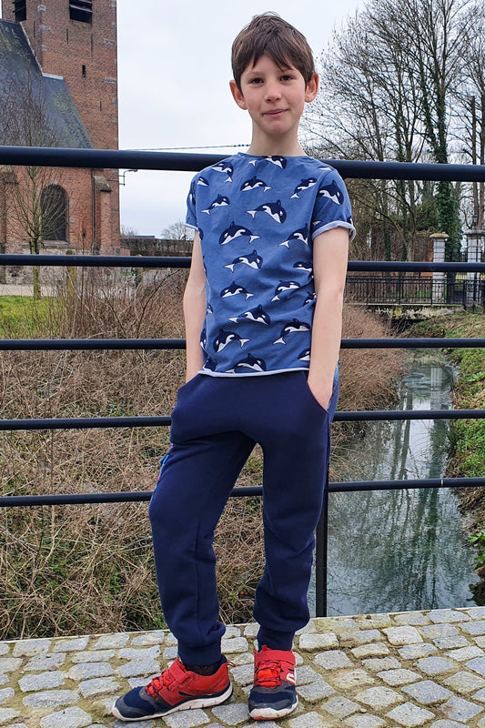 Waves & Wild Teen Boys' Field Trip Joggers - Printed copy shop (+£7.00)