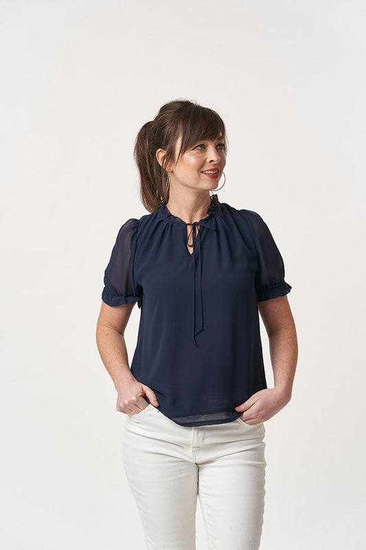 Sew Over It Freia Blouse - Printed copy shop SIZES 6 - 20 (+£7.00)